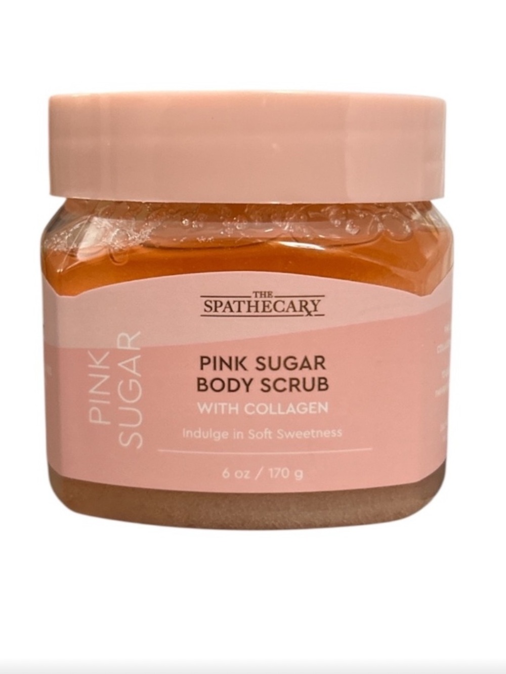 Pink Sugar Body Scrub with Collagen — Pink